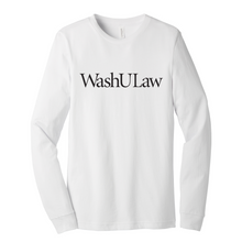 Load image into Gallery viewer, Unisex Jersey Long Sleeve Tee - WashULaw
