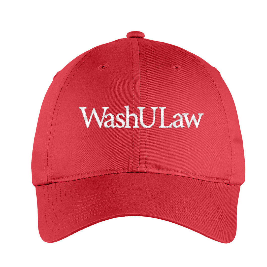 Unstructured Twill Cap - WashULaw